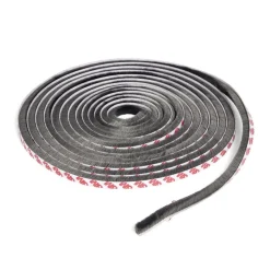 Gifi Nettoyage Et Entretien|Joint brosse adhésif d'isolation pour porte et fenêtre 9mmx6m noir