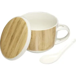 Gifi Jumbo en faïence avec couvercle et cuillère