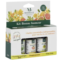Gifi Bien-Être^kit découverte Huile essentielle Mességué bonne humeur 5ml x3