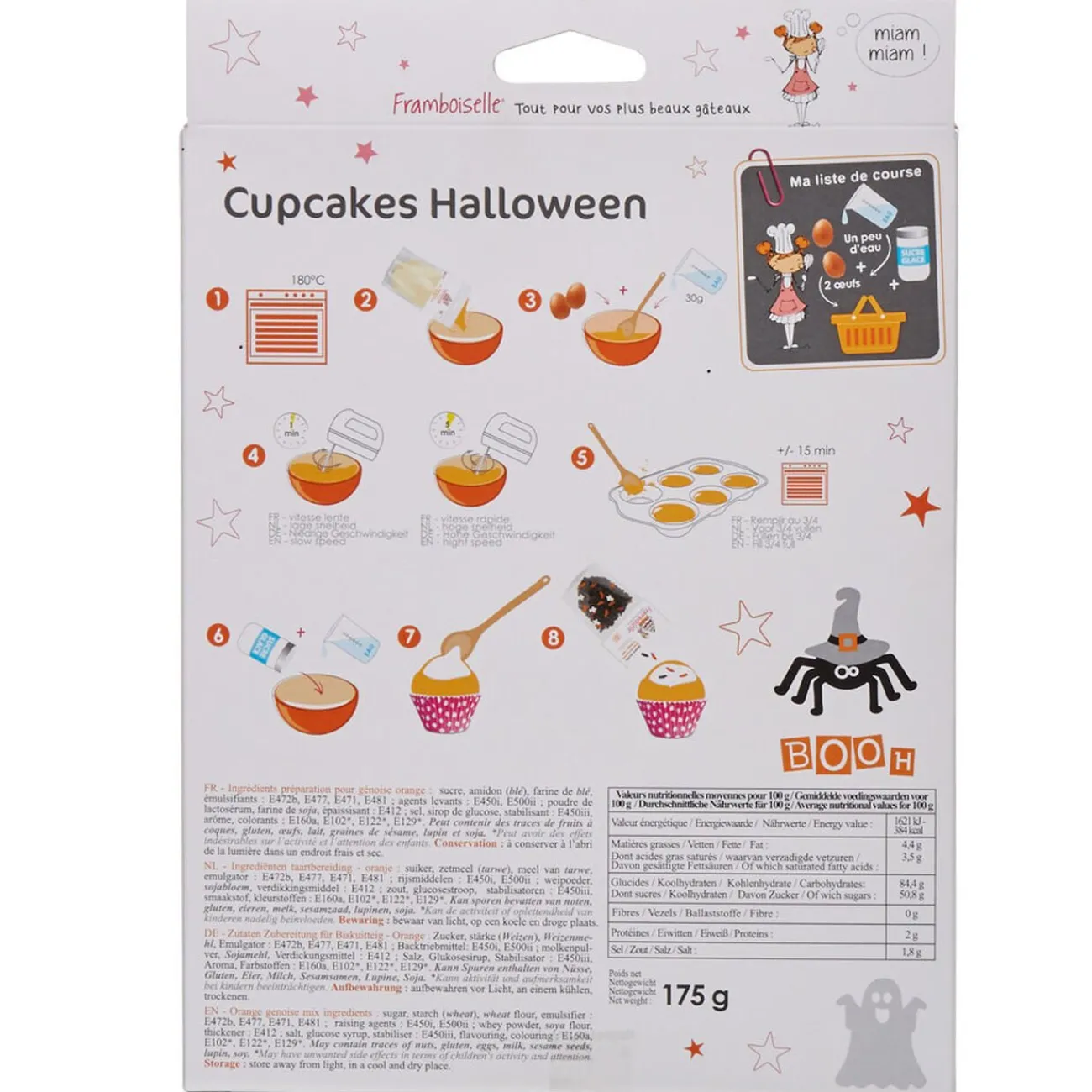Gifi Kit de cupcake halloween