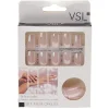 Gifi Beauté^Kit de faux ongles en acrylique rose clair effet miroir