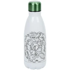 Gifi Kit gourde isotherme 350mL à colorier avec 6 marqueurs