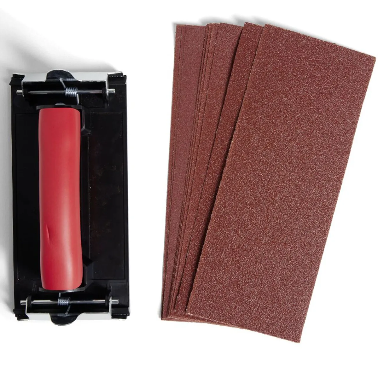 Gifi Peinture^Kit ponceuse manuelle et 10 papiers abrasifs