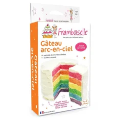 Gifi Kit préparation gâteau arc-en-ciel