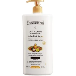 Gifi Beauté^Lait corps Evoluderm huile précieuse 1L