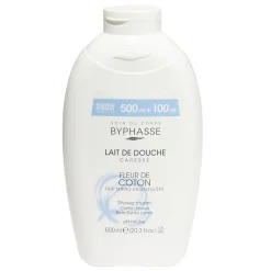 Gifi Bien-Être^Lait de douche Byphasse caresse fleur de coton pH neutre 600ml