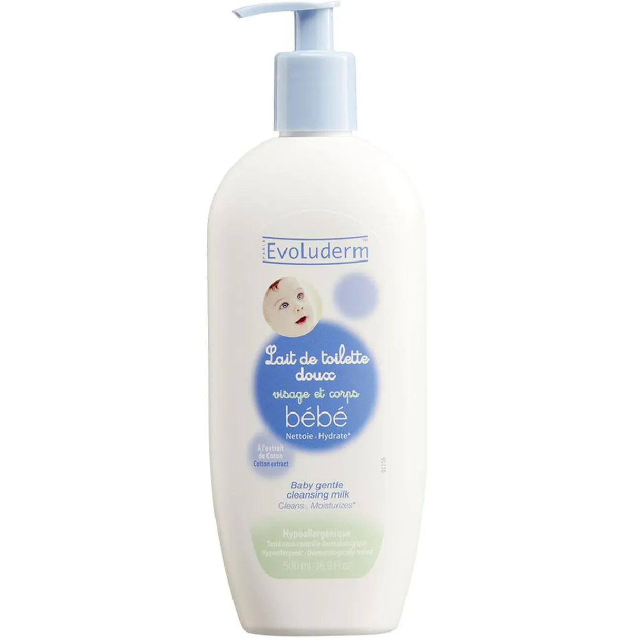 Gifi Bien-Être^Lait de toilette bébé Evoluderm 500 ml