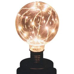 Gifi Ampoule^Lampe ampoule transparent et noir