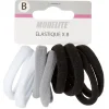 Gifi Beauté^Élastique en mousse noir gris blanc x8