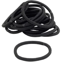 Gifi Beauté^Élastique noir sans métal x15