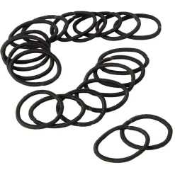 Gifi Beauté^Élastique sans métal noir fil brillant x20