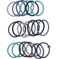 Gifi Beauté^Élastique sans métal uni bleu gris x20