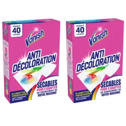 Gifi Entretien Du Linge|Lingette antidécoloration Vanish 80 lavages