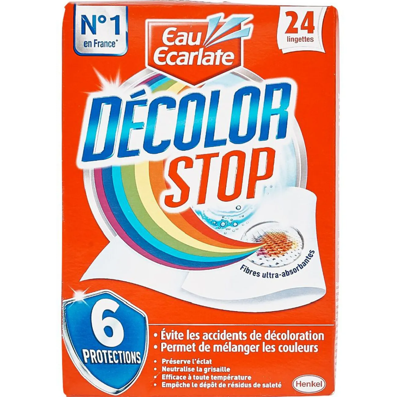 Gifi Entretien Du Linge|Lingette Décolor Stop anti décoloration x24