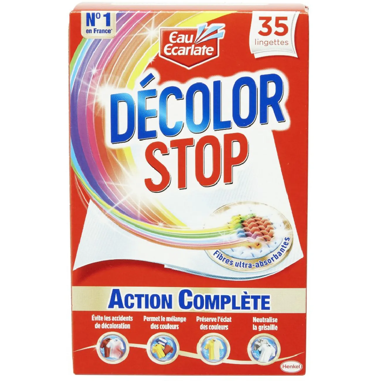 Gifi Entretien Du Linge|Lingette x35 anti-décoloration action complète rouge