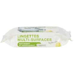Gifi Nettoyage Et Entretien|Lingettes nettoyantes multi surface citron
