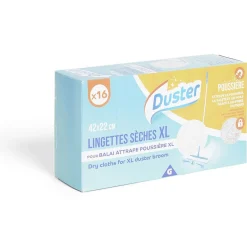 Gifi Nettoyage Et Entretien|Lingettes sèches pour balai XL x16