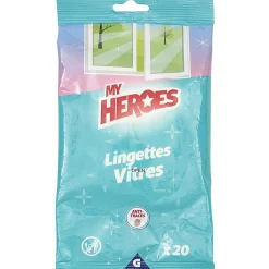 Gifi Nettoyage Et Entretien|Lingettes vitre x20 My Heroes
