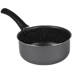 Gifi Lot 1 poêle + 1 casserole aluminium effet pierre