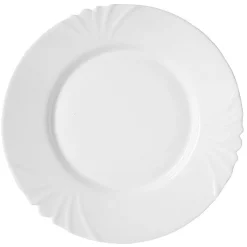 Gifi Lot de 6 assiettes plates Luminarc Opal Cadix