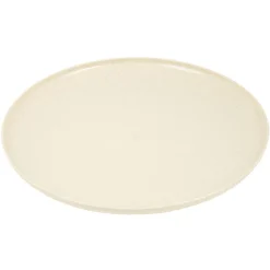 Gifi Lot de 4 assiettes plates beige