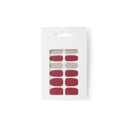 Gifi Beauté^Lot de 24 autocollants vernis à ongles imprimés 5 coloris