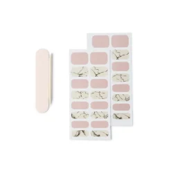 Gifi Beauté^Lot de 24 autocollants vernis à ongles imprimés 6 coloris