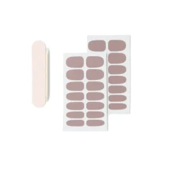 Gifi Beauté^Lot de 24 autocollants vernis à ongles unis 6 coloris