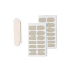 Gifi Beauté^Lot de 24 autocollants vernis à ongles unis 6 coloris