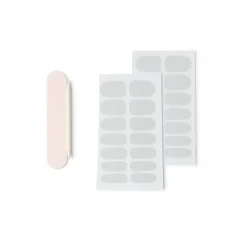 Gifi Beauté^Lot de 24 autocollants vernis à ongles unis 6 coloris