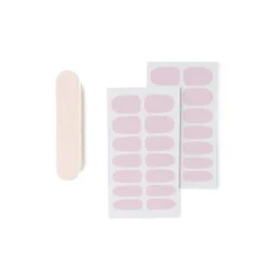 Gifi Beauté^Lot de 24 autocollants vernis à ongles unis 6 coloris
