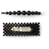 Gifi Beauté^Lot de 2 barrettes à cheveux dorées à perles noires