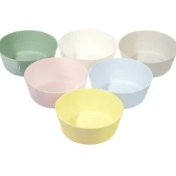 Gifi Lot de 6 bols en plastique réutilisable