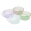 Gifi Lot de 4 bols pour enfant en plastique coloré Ø12xH.4,5cm