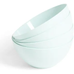 Gifi Lot de 4 bols verts et roses