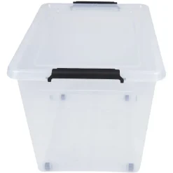 Gifi Rangement|Lot de 3 boîtes de rangement 60 litres
