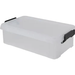 Gifi Rangement|Lot de 7 box de rangements transparents multiple tailles