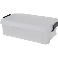 Gifi Rangement|Lot de 7 box de rangements transparents multiple tailles