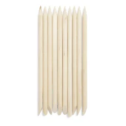 Gifi Beauté^Lot de 10 bâtonnets repousse-cuticules en bambou