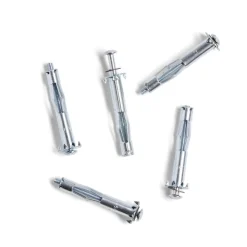 Gifi Quincaillerie^Lot de 5 chevilles métal avec vis Ø8x46mm charge 30kg