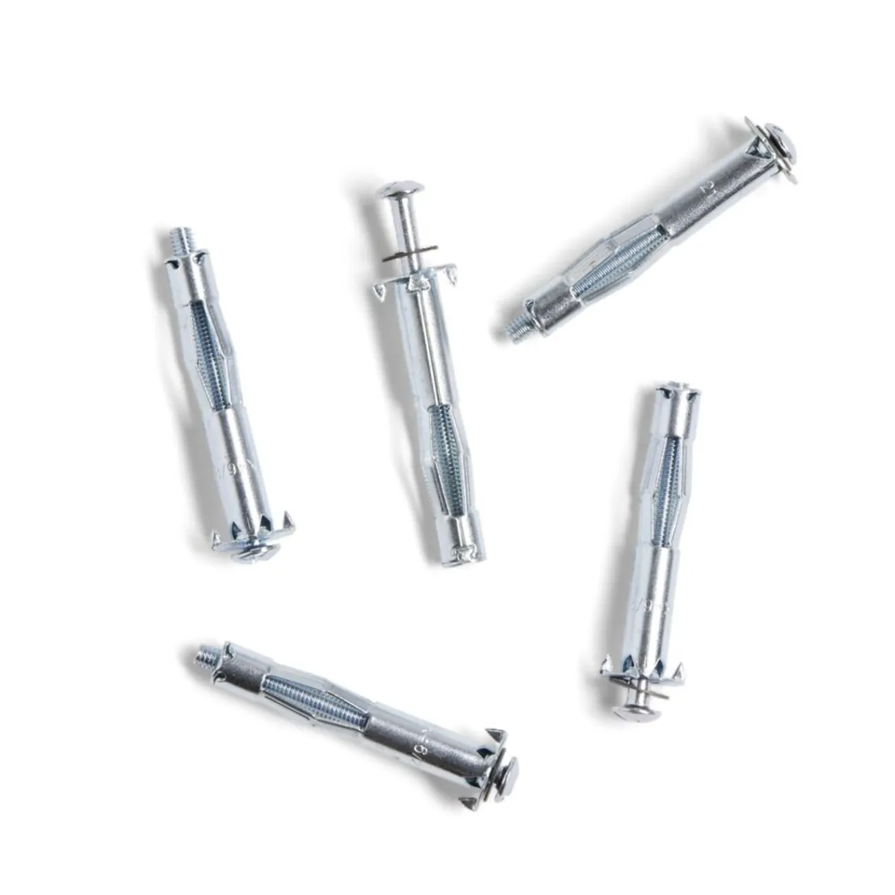 Gifi Quincaillerie^Lot de 5 chevilles métal avec vis Ø8x46mm charge 30kg