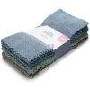 Gifi Nettoyage Et Entretien|Lot de 20 chiffons microfibre 30x30cm polyester bleu