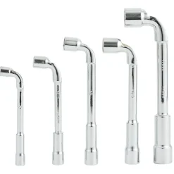 Gifi Outils Bricolage^Lot de 5 clés à pipe Ø8/10/12/13/17mm métal gris