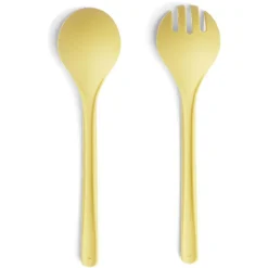 Gifi Lot de 2 couverts à salade en plastique - 3 coloris
