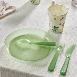 Gifi Lot de 12 couverts pour enfant plastique coloré