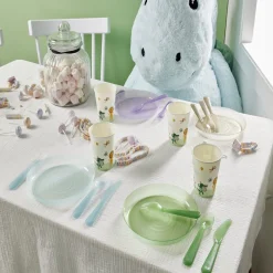 Gifi Lot de 12 couverts pour enfant plastique coloré