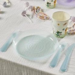 Gifi Lot de 12 couverts pour enfant plastique coloré