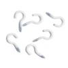 Gifi Quincaillerie^Lot de 6 crochets ouverts blancs Ø3x16mm