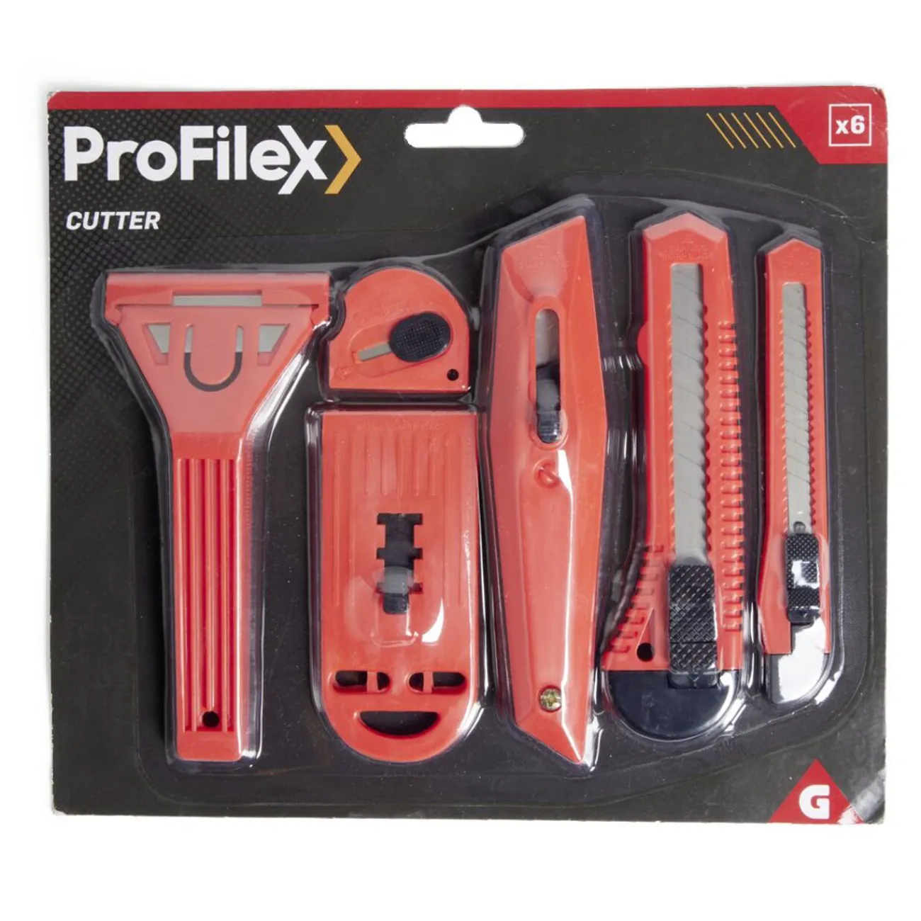 Gifi Outils Bricolage^Lot de 6 cutters