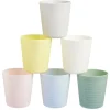 Gifi Lot de 6 gobelets en plastique réutilisable 230 ml